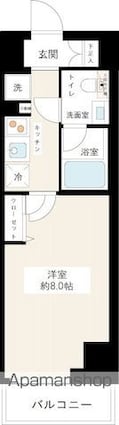 ＨＹ’ｓ　ｃｒｅｃｅｒ　清澄白河[1K/25.65m2]の間取図