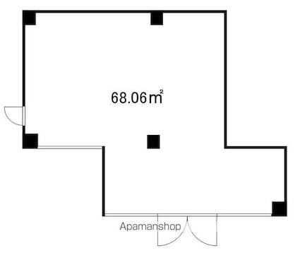 滋賀県大津市浜大津３丁目[事務所/68.06m2]の間取図