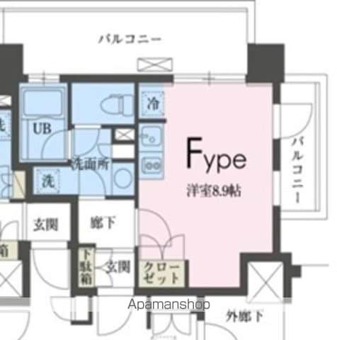 ガレリア東新宿の間取り写真