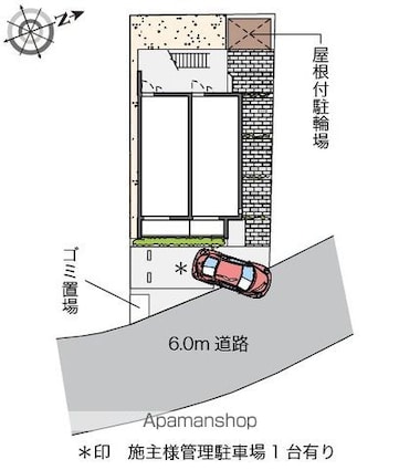 レオネクストアンジュール品川[1K/24.81m2]の配置図
