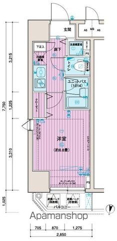 同じ建物の物件間取り写真 - ID:213109736703