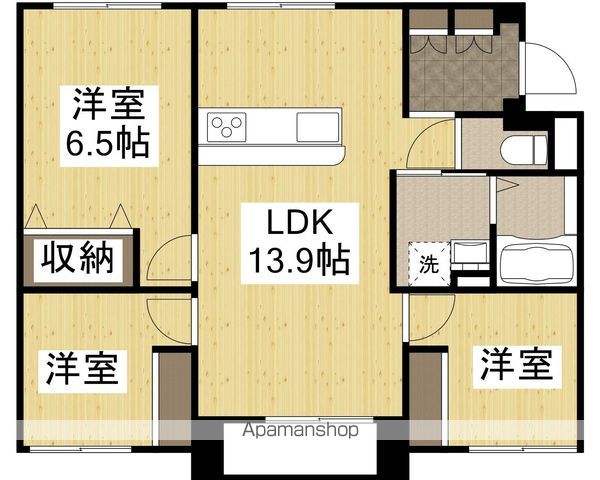 サバーブテラス黒崎新町の間取り写真