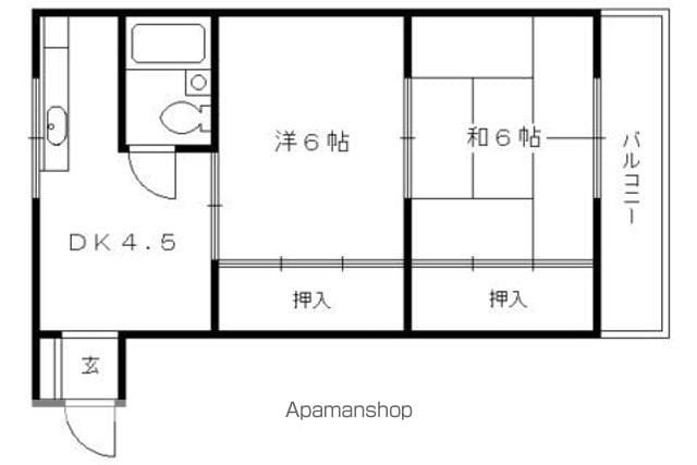 ハイツ紫峯の間取り写真