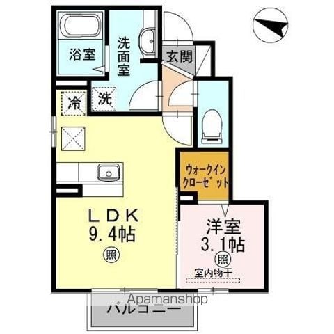 サンハイム チサの間取り写真