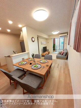 ボヌール　ボア[1LDK/50.01m2]のリビング・居間