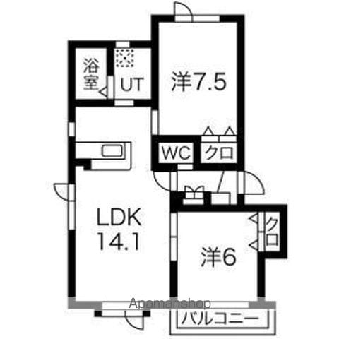 CALM HOUSE Iの間取り写真