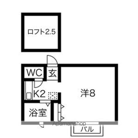 イーストグリーンの間取り写真