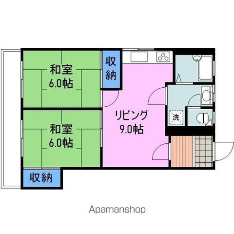 コーポ周山IIの間取り写真