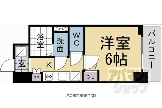 ファステート京都東寺フェイブの間取り写真