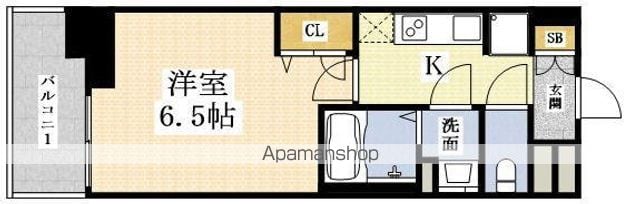 プレサンスOSAKA西中島リエゾンの間取り写真