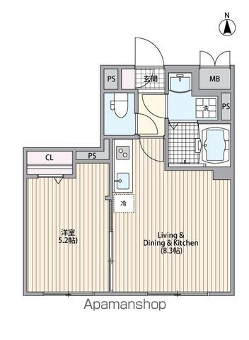 目白１９号マンション 102 ｜ 東京都豊島区高田２丁目8-19（賃貸マンション1LDK・1階・31.13㎡） その2