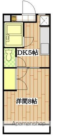 マンションやまももの木102の間取り