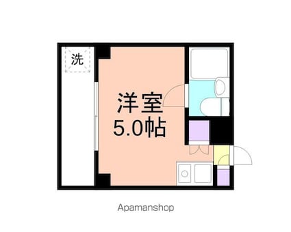 ジョイフル伝法橋[1R/13.5m2]の間取図