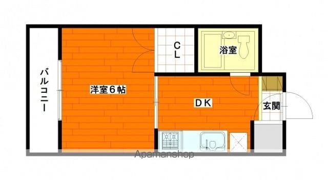 ミリオンビルの間取り写真