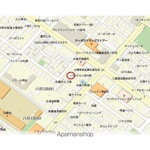 パステル八軒Aの内装写真