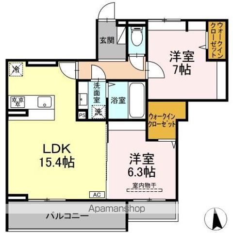 メゾン ド ネージュ東戸塚の間取り写真