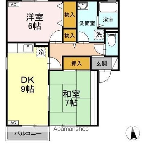 プラザSの間取り写真
