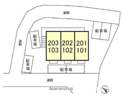 アマルフィイ[1K/30.27m2]の配置図