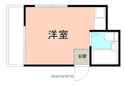 和歌山県和歌山市新内[1R/17.83m2]の間取図