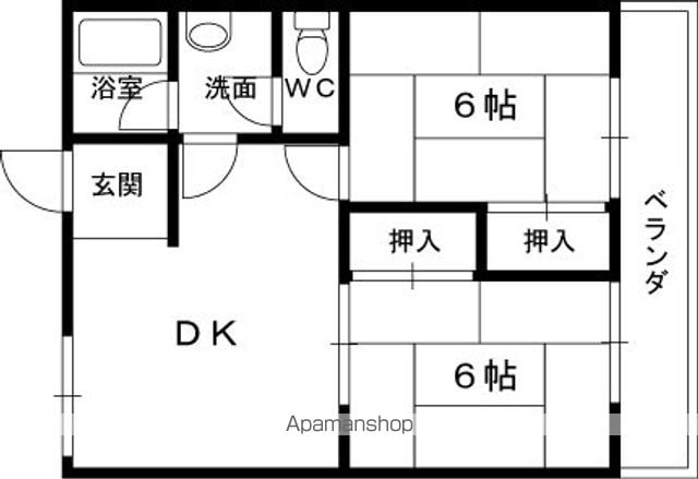 小篠マンションの間取り写真