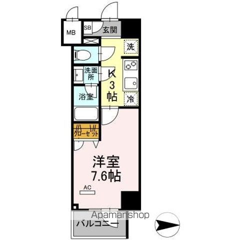 ディアーナ川崎大師の間取り写真