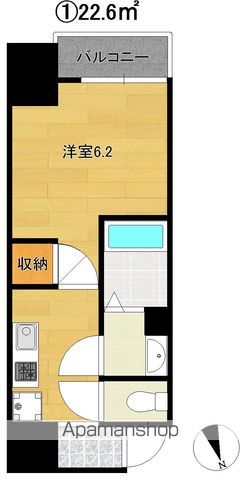 グランエクラ今宮戎の間取り写真