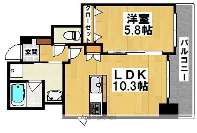 ブエナビスタ長居の間取り写真