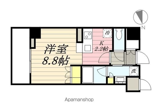 ＷＡＳＥＤＡ　ＡＰＡＲＴＭＥＮＴ[1K/28.82m2]の間取図