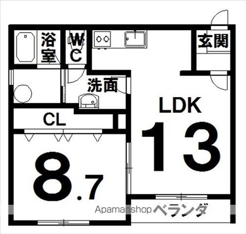 あかつきニュータウンA棟の間取り写真