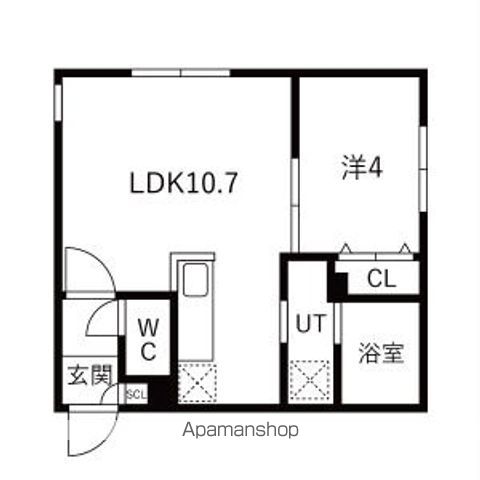 LIEN北12の間取り写真