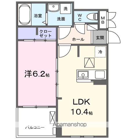 プルメリアの間取り