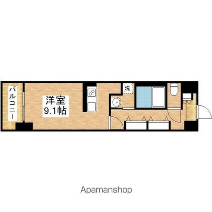 愛知県名古屋市昭和区鶴舞３丁目[1R/29.64m2]の間取図