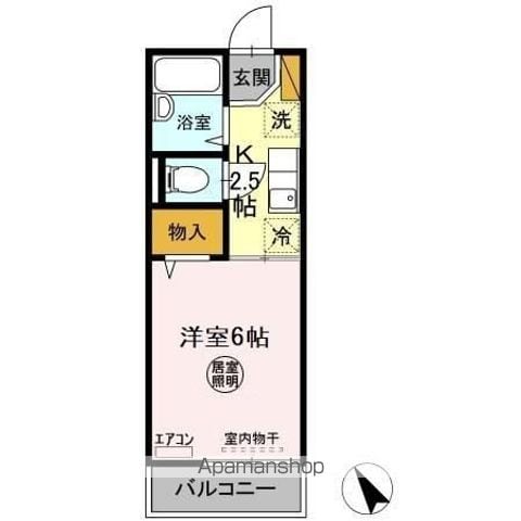 エステート龍の間取り写真