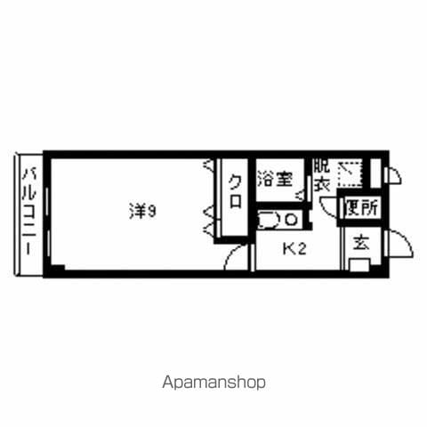 シティスクエア福岡の間取り写真