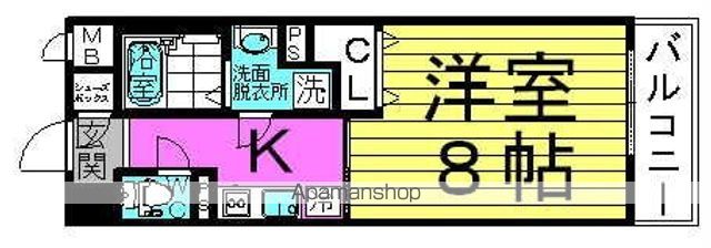 エイペックス新大阪の間取り写真