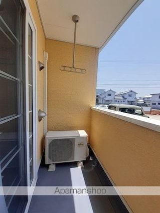 セントラルパークサイド市坪[2LDK/55.42m2]のバルコニー