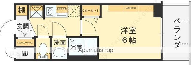 プレリス大阪今里サヴィアの間取り写真