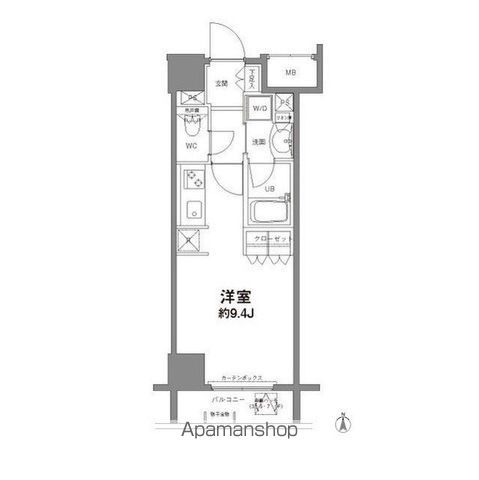 コンフォリア新宿御苑Ⅱの間取り