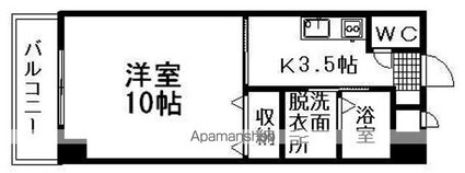 ドルーク道後南町[1K/31.46m2]の内装7