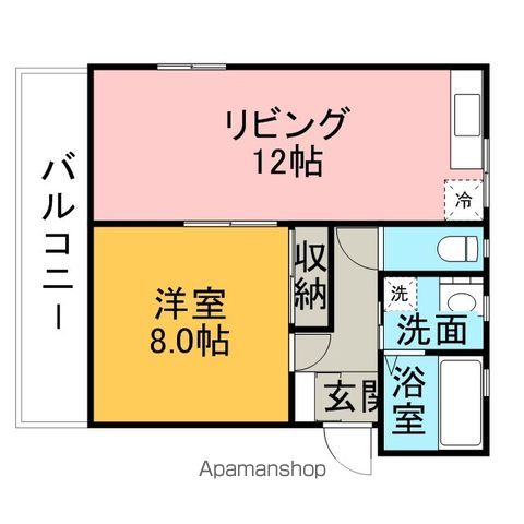 ハイツ久保山の間取り写真