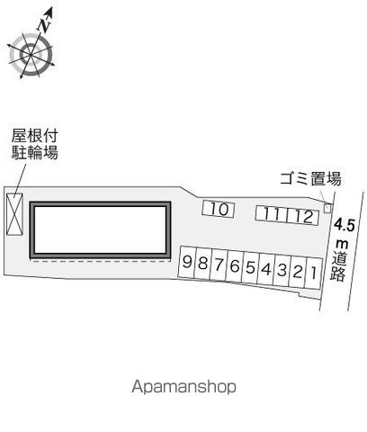 レオパレスヴァンクール国母 205 ｜ 山梨県甲府市国母７丁目7-25（賃貸アパート1K・2階・28.02㎡） その13