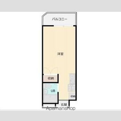 パールマンション柳沢[1K/17.55m2]の間取図