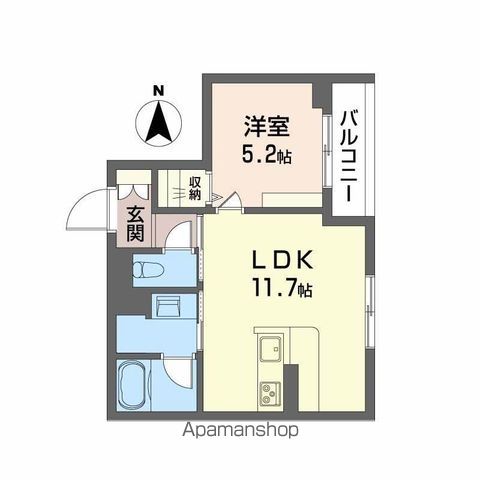 ユーグレイス東島田の間取り写真