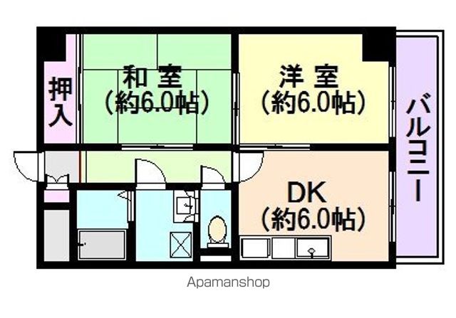 レジデンスミイチの間取り写真