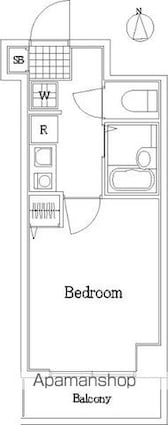 ヴェルステージ練馬[1K/21.31m2]の間取図