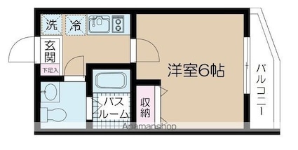 ＮＳＧＡＴＥ亀有[1K/20.06m2]の間取図