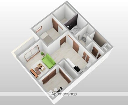 仮称）ＲＥＧＡＬＥＳＴ　広瀬町[2LDK/40.51m2]の内装2