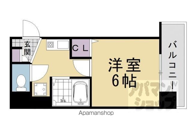 エステムコート京都烏丸の間取り写真