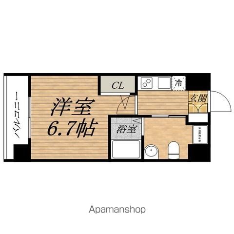 レジディア谷町の間取り写真