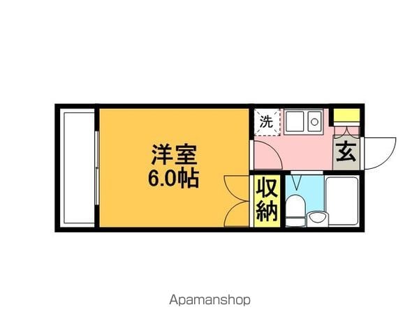 オーユーパレス下大久保の間取り写真